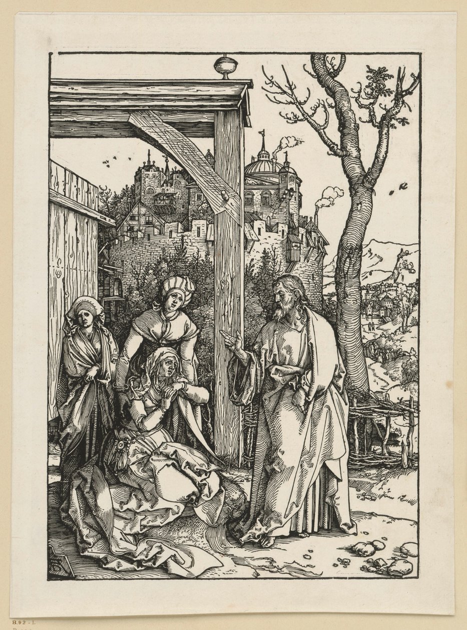 Christ Taking Leave of His Mother (Life of Mary) by Albrecht Dürer