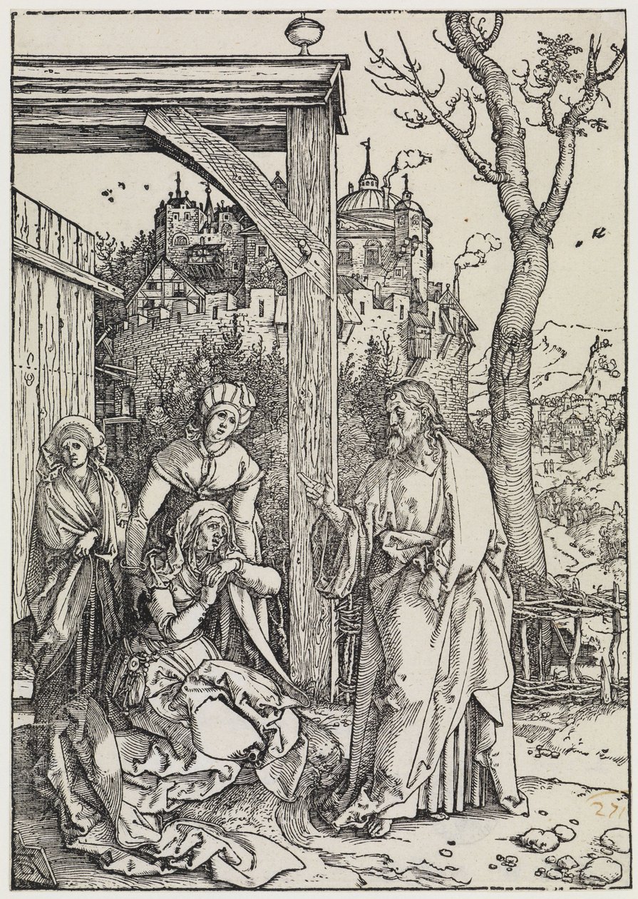 Christ Taking Leave of His Mother by Albrecht Dürer