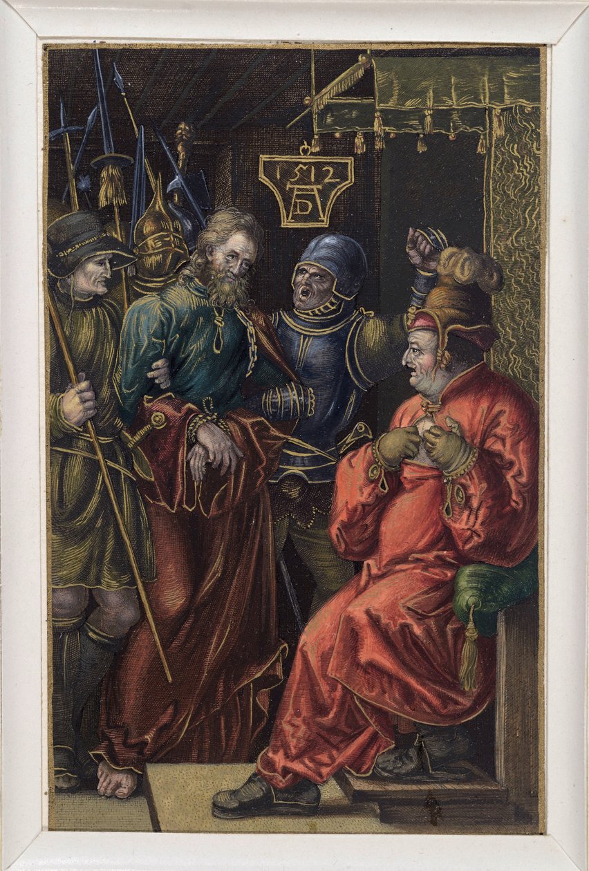 Christ before Caiaphas by Albrecht Dürer