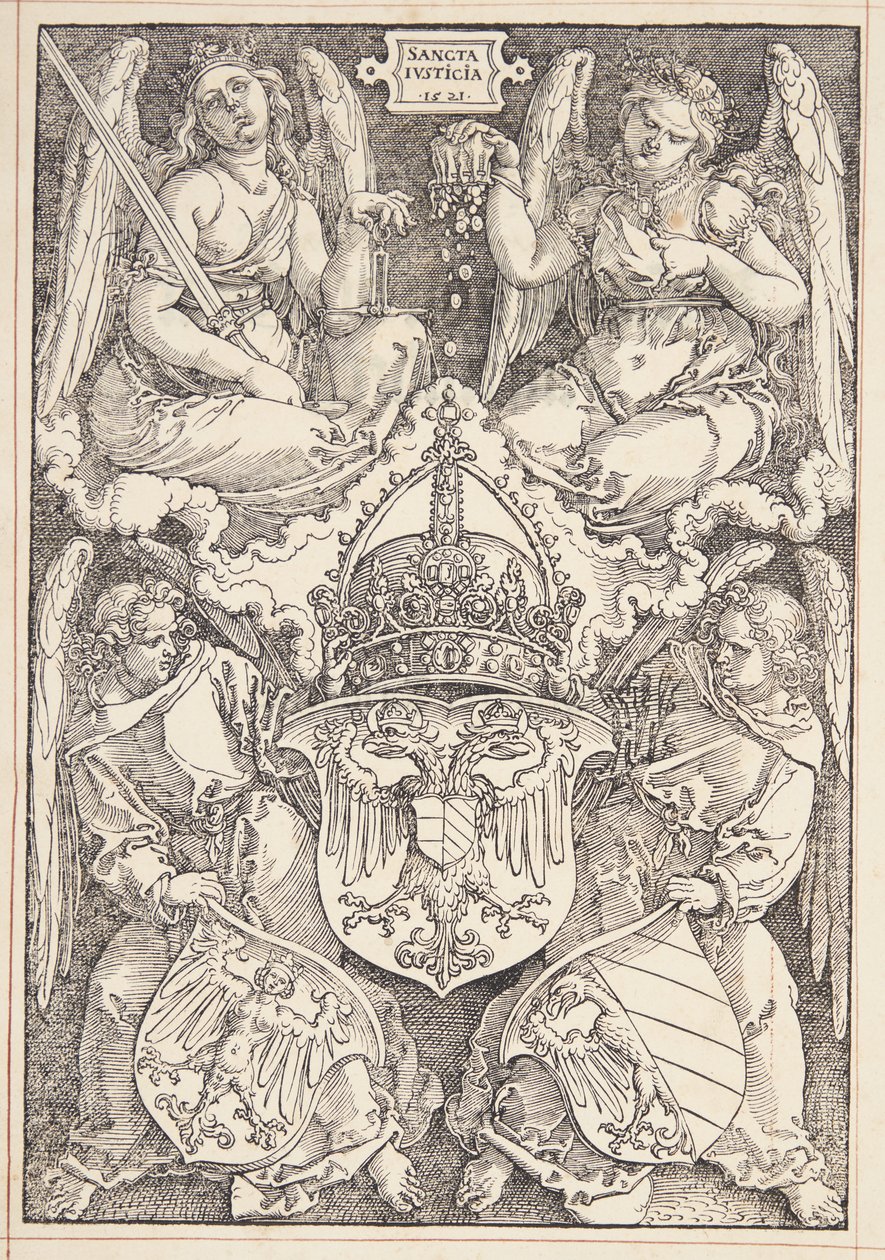 Coat-of-Arms of the Empire and the City of Nuremberg by Albrecht Dürer