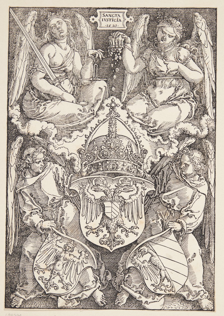 Coat-of-Arms of the Empire and the City of Nuremberg by Albrecht Dürer