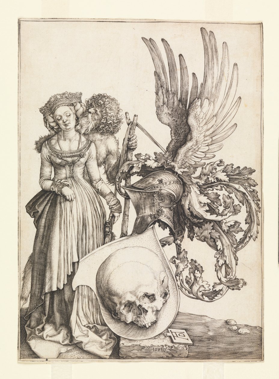 Coat of Arms of Vanitas by Albrecht Dürer