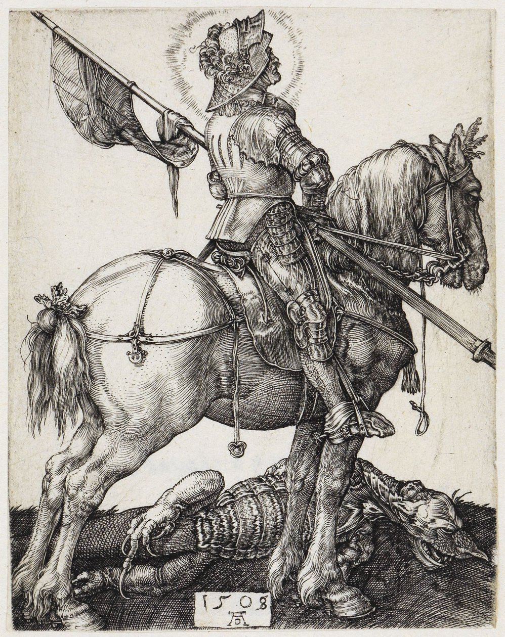 Saint George on Horseback by Albrecht Dürer