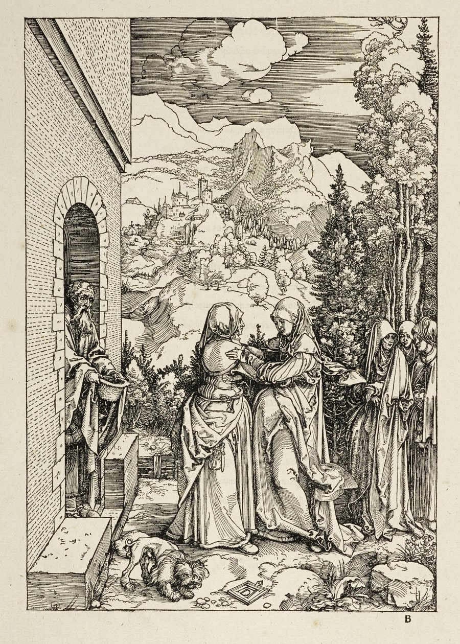 The Visitation (Life of Mary) by Albrecht Dürer