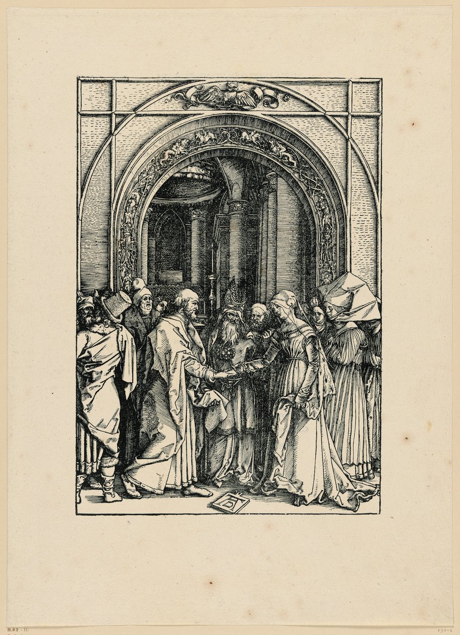 The Betrothal of Mary (Life of Mary) by Albrecht Dürer
