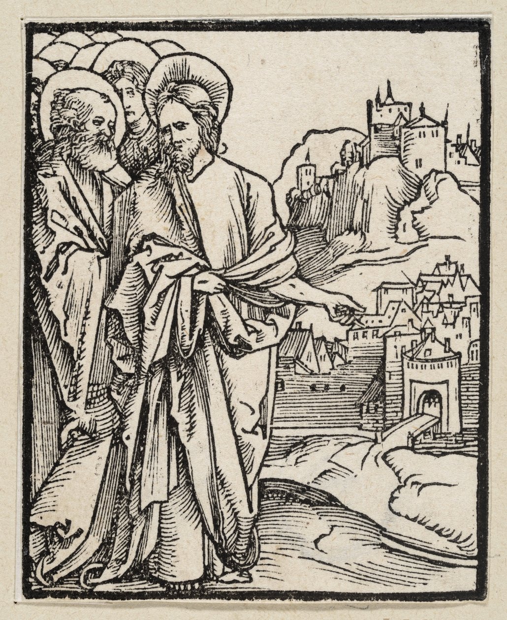 The Prophecy of the Destruction of Jerusalem (from: Postilla, 43 Woodcuts) by Albrecht Dürer
