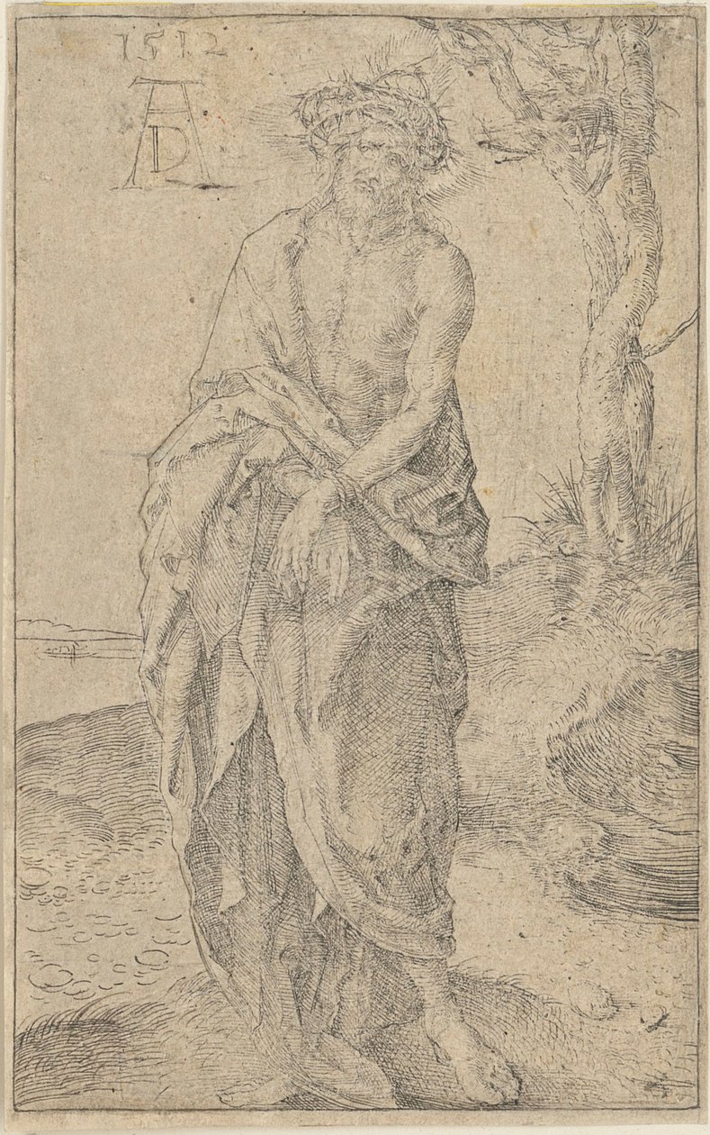 Ecce Homo (Man of Sorrows with Bound Hands) by Albrecht Dürer