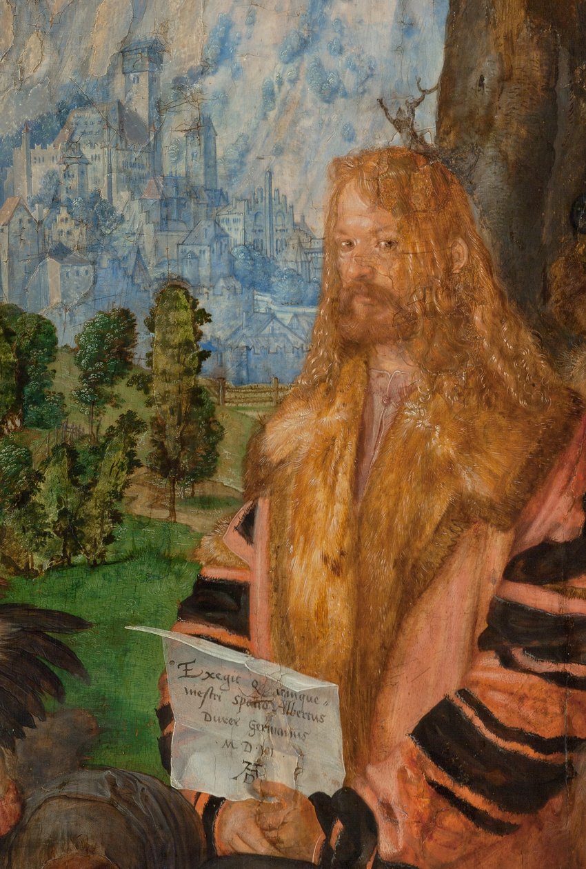 Feast of the Rosary (detail) by Albrecht Dürer
