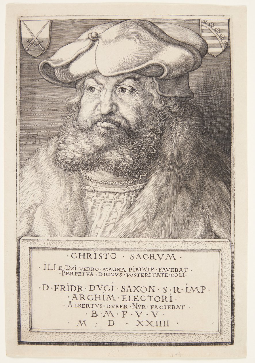 Frederick the Wise, Elector of Saxony by Albrecht Dürer