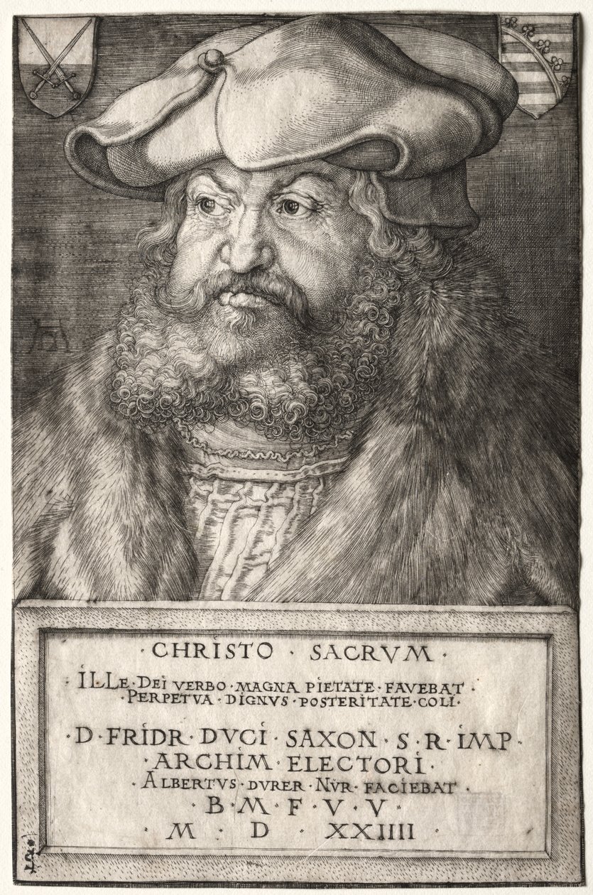 Frederick the Wise, Elector of Saxony by Albrecht Dürer