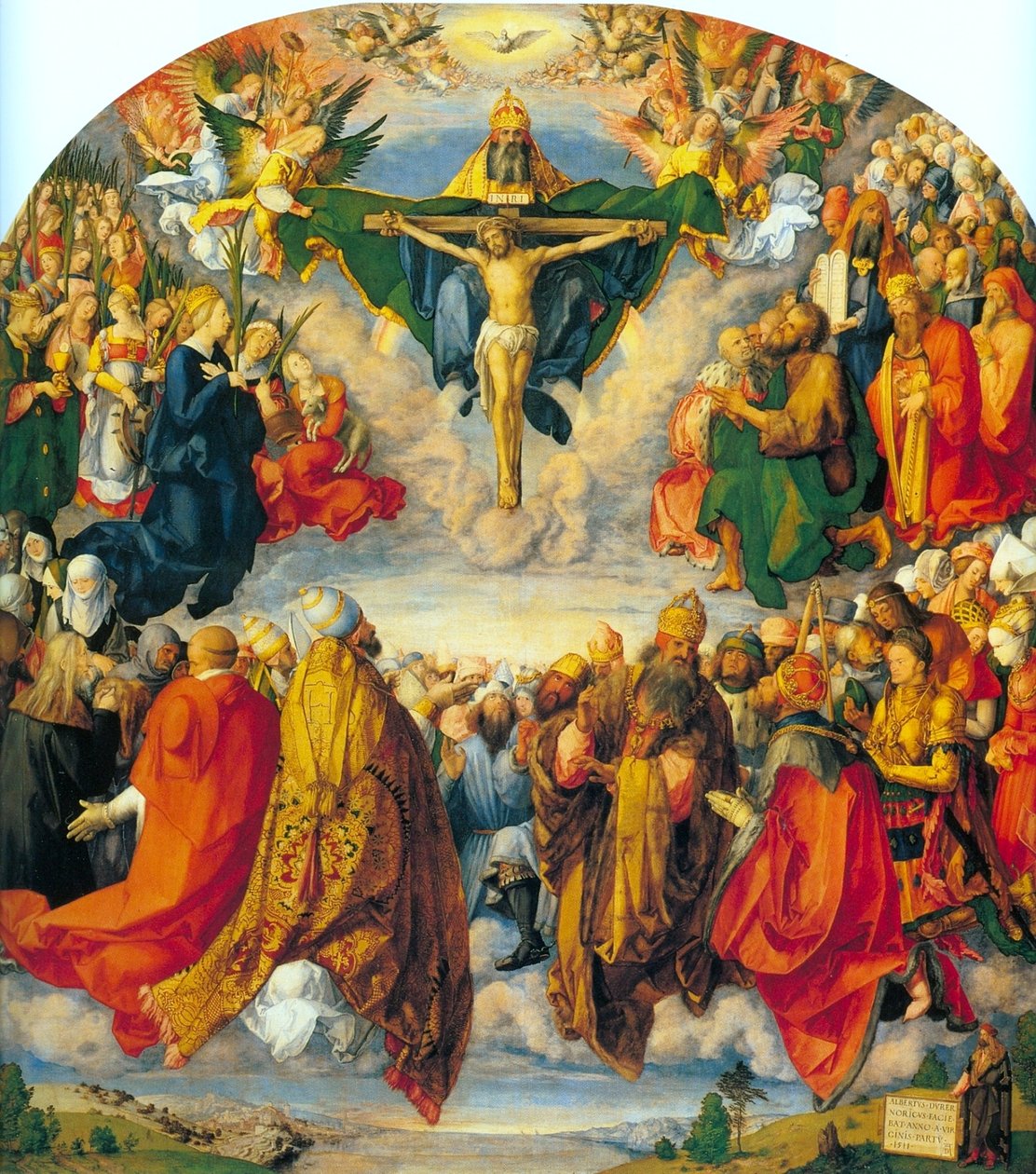 Adoration of the Trinity by Albrecht Dürer