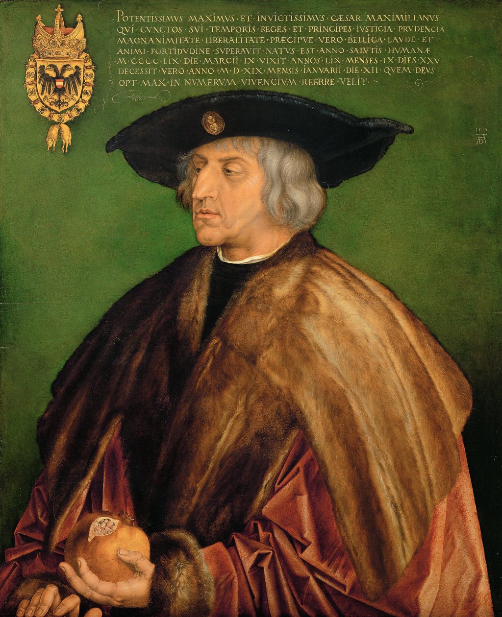 Maximilian I, Holy Roman Emperor by Albrecht Dürer