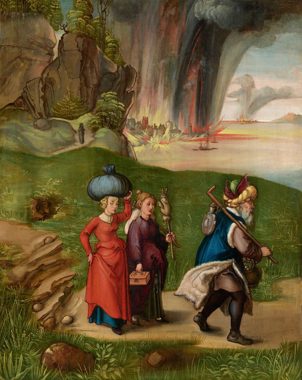 Lot and His Daughters by Albrecht Dürer
