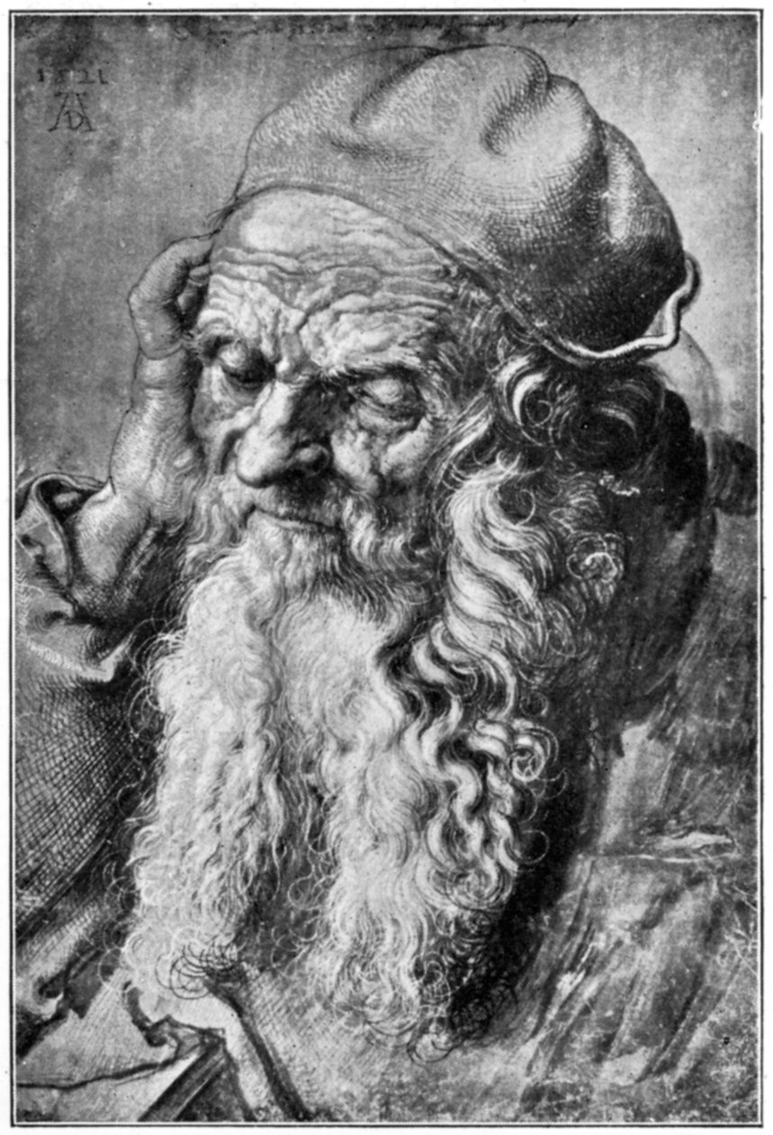 Head of Old Man by Albrecht Dürer