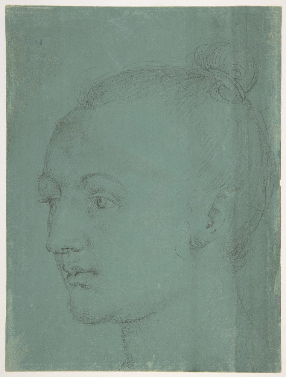 Head of a Young Woman by Albrecht Dürer