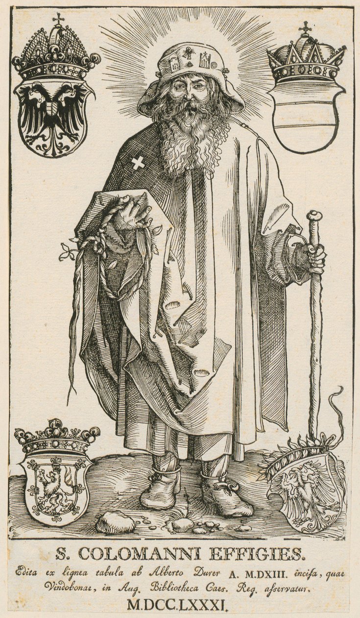 Holy Kinship with Two Music-Making Angel Boys by Albrecht Dürer
