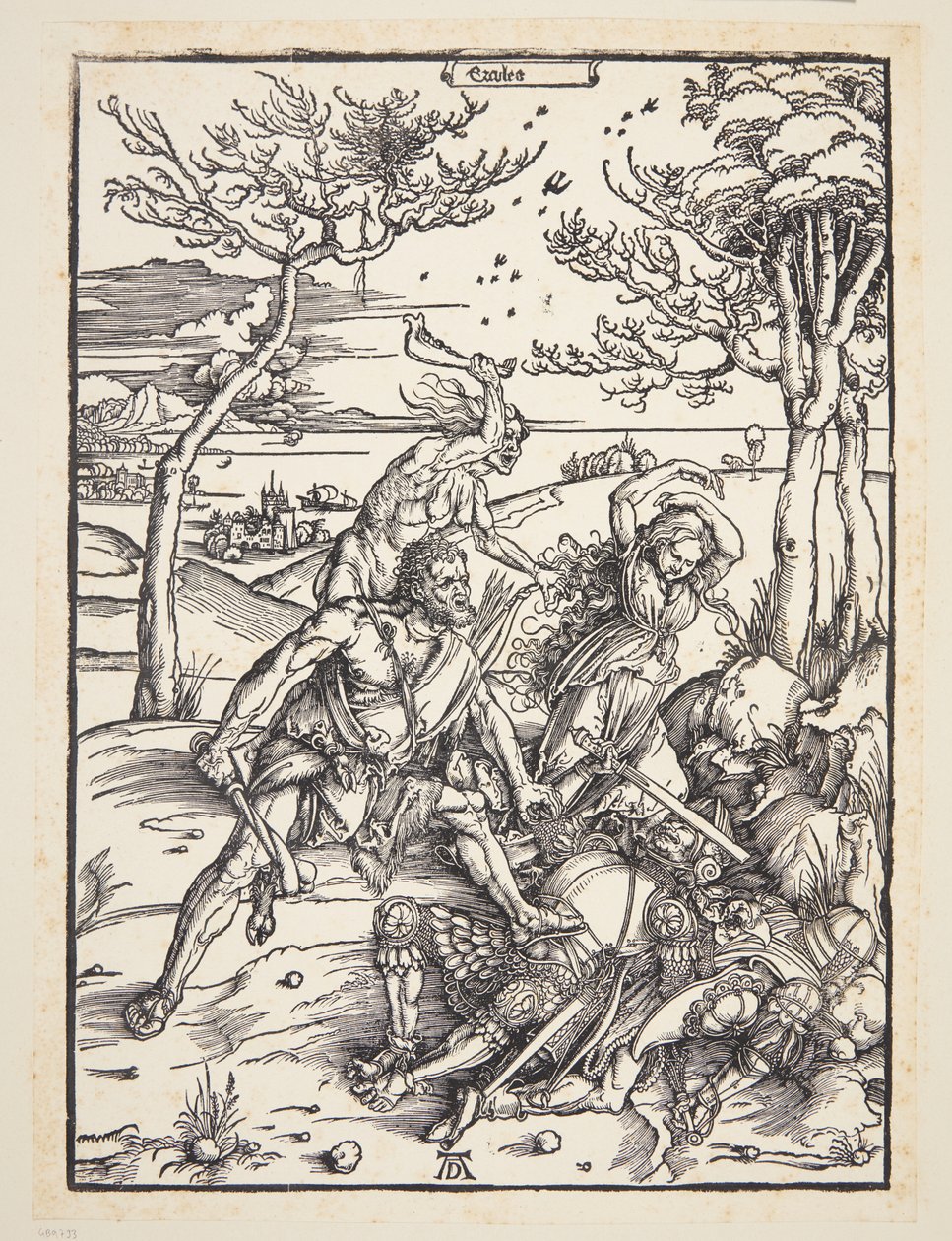 Hercules Conquering the Molionide Twins by Albrecht Dürer