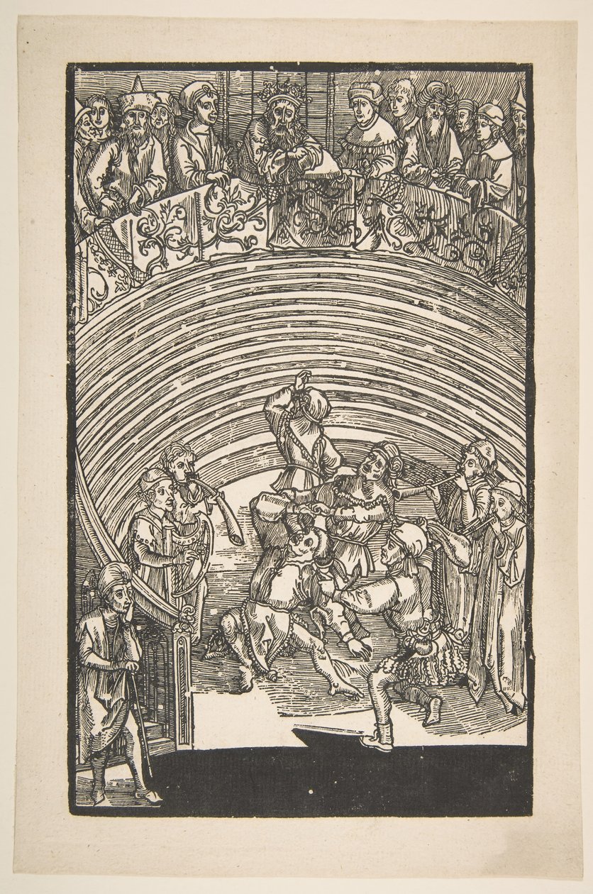Illustration from The Comedie of Terence by Albrecht Dürer