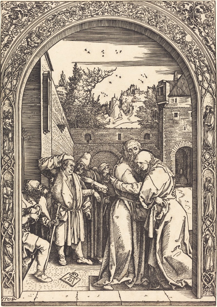 Joachim and Anna at the Golden Gate by Albrecht Dürer