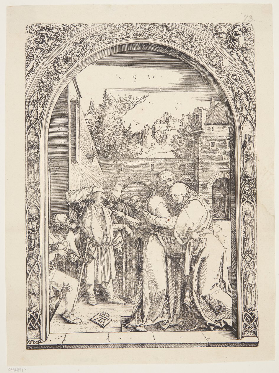 Joachim and St. Ann Meet at the Golden Gate by Albrecht Dürer