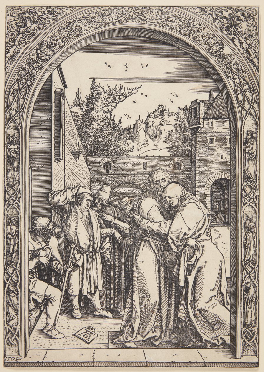 Joachim and St. Ann Meet at the Golden Gate by Albrecht Dürer
