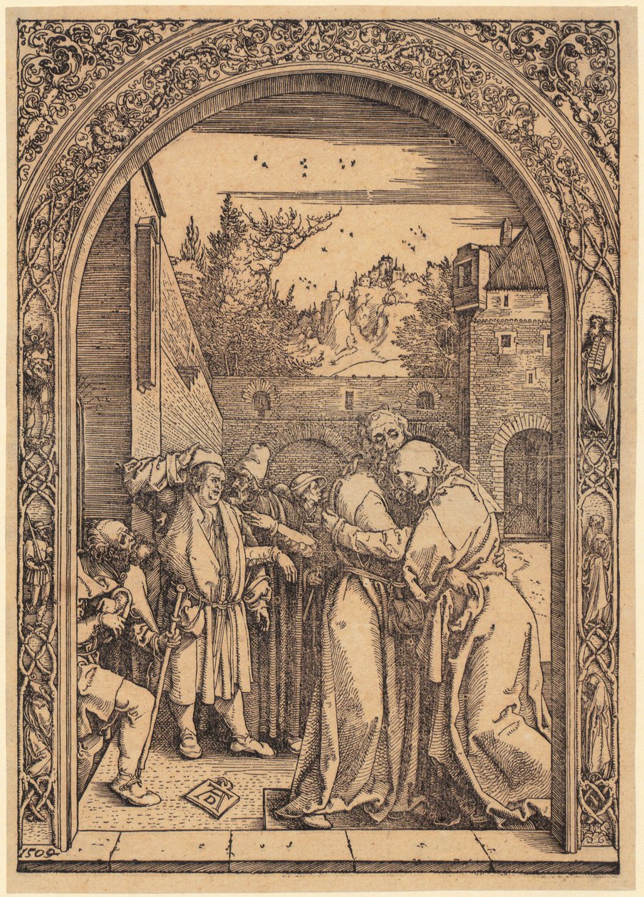 Joachim and Anna under the Golden Gate, Sheet 4 of the Series 