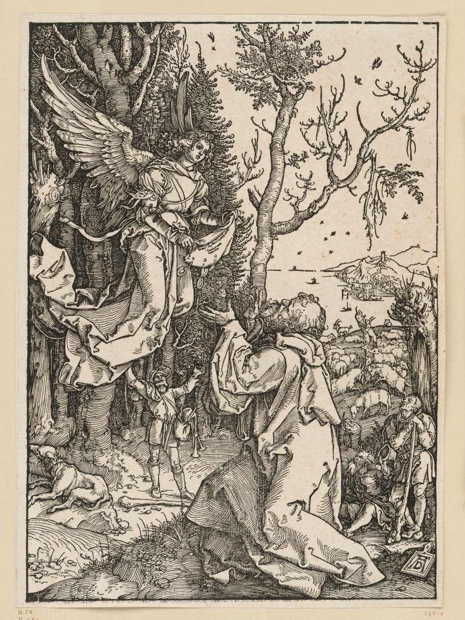Joachim and the Angel (Life of Mary) by Albrecht Dürer