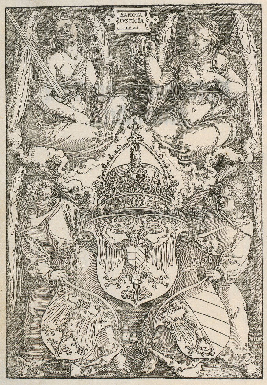 Knot with Heart-Shaped Shield by Albrecht Dürer