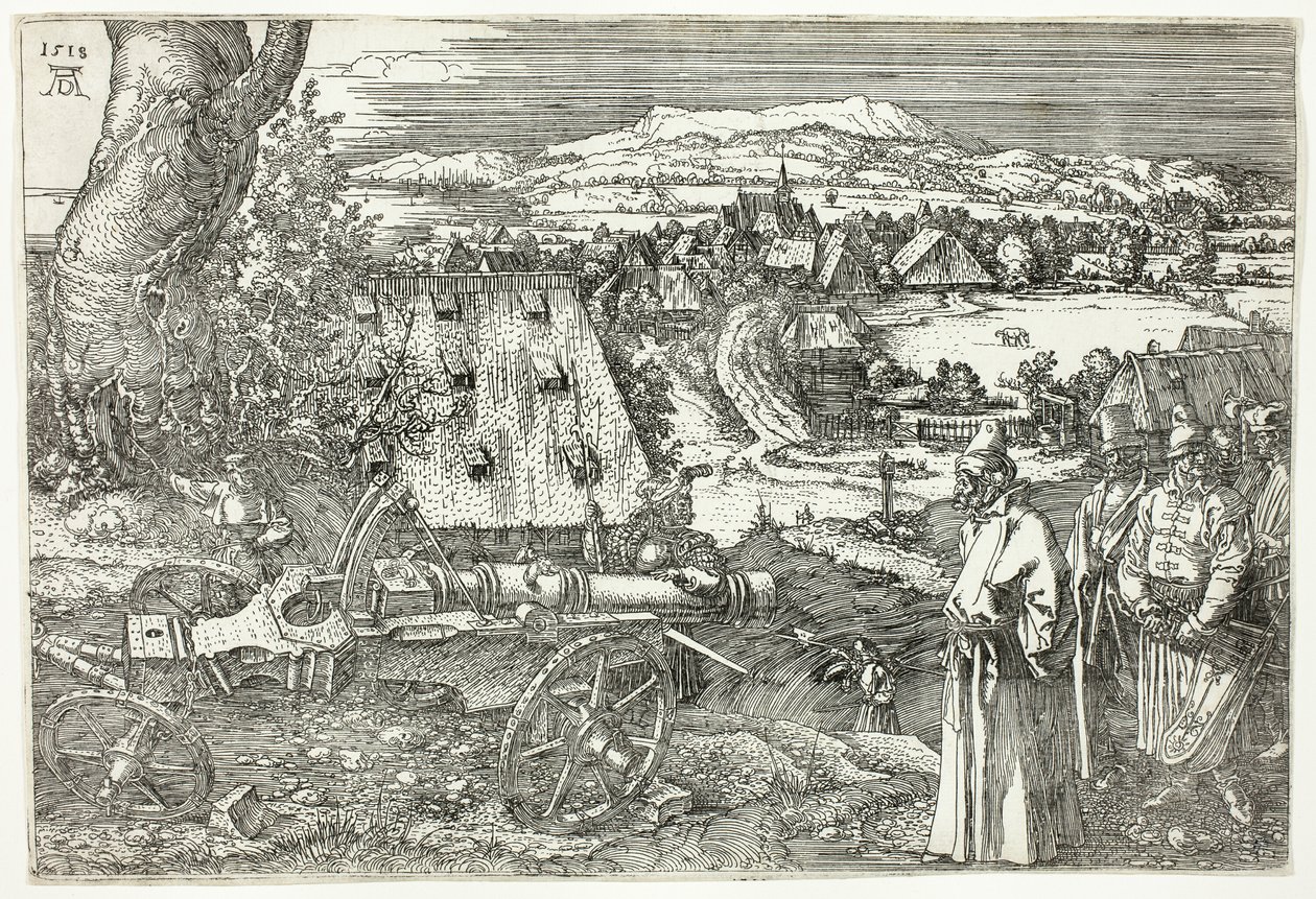 Landscape with Cannon (The Great Cannon) by Albrecht Dürer