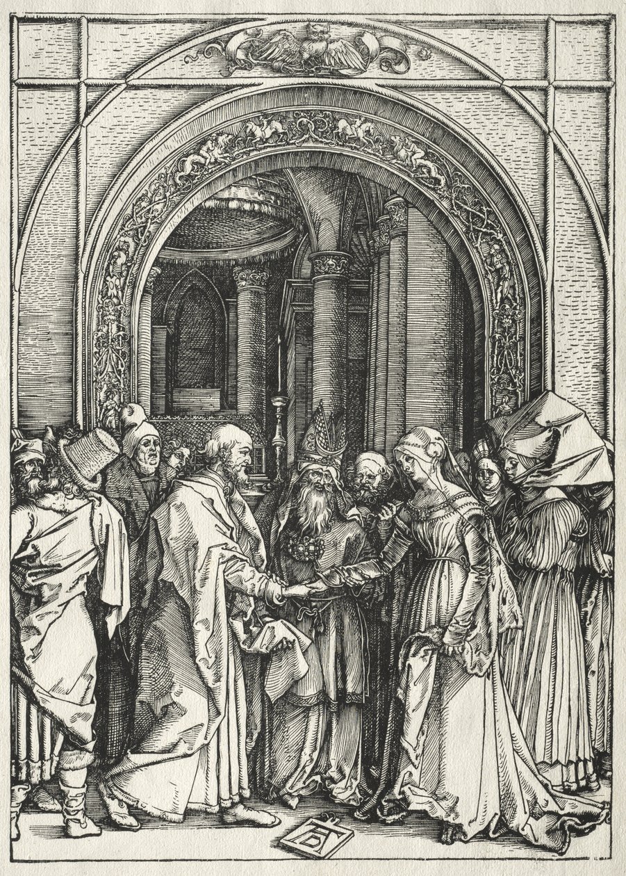 Life of the Virgin: Marriage of the Virgin and St. Joseph by Albrecht Dürer