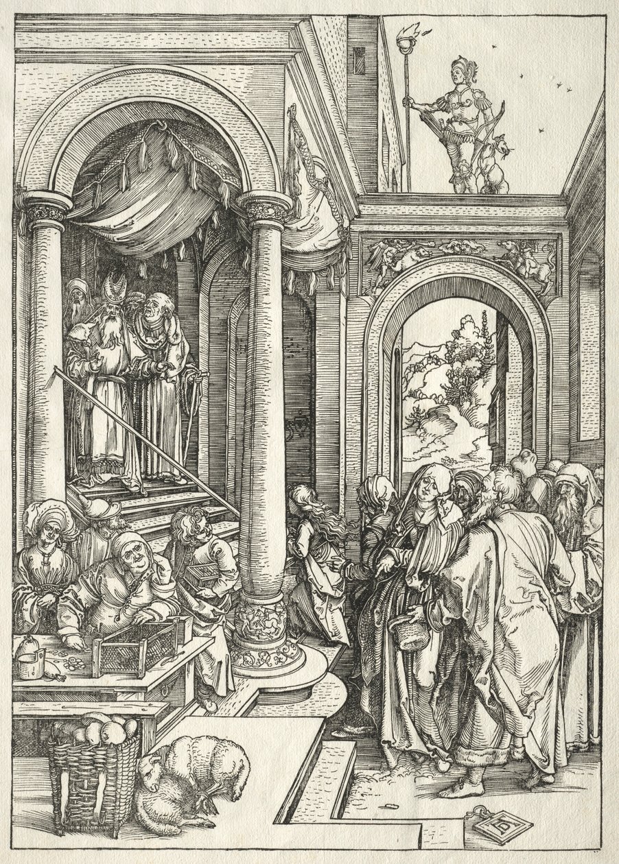 Life of the Virgin: Presentation of the Young Virgin in the Temple, 1504-1505 by Albrecht Dürer