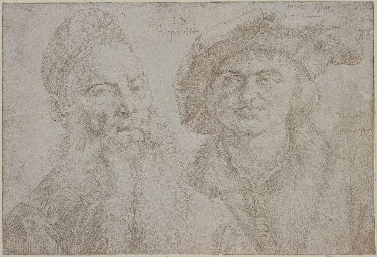 Paul Topler and Martin Pfinzing by Albrecht Dürer