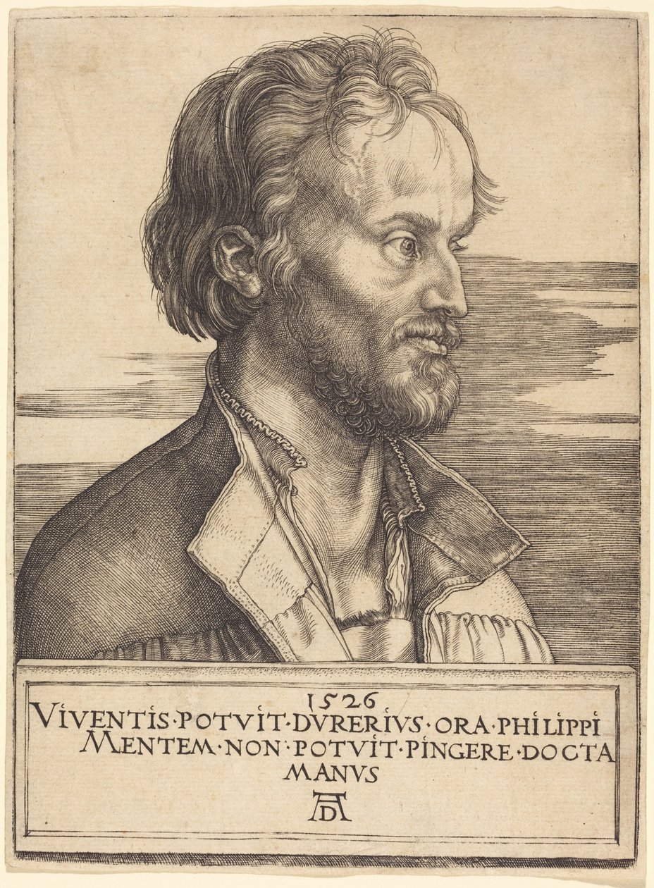 Philip Melanchthon by Albrecht Dürer