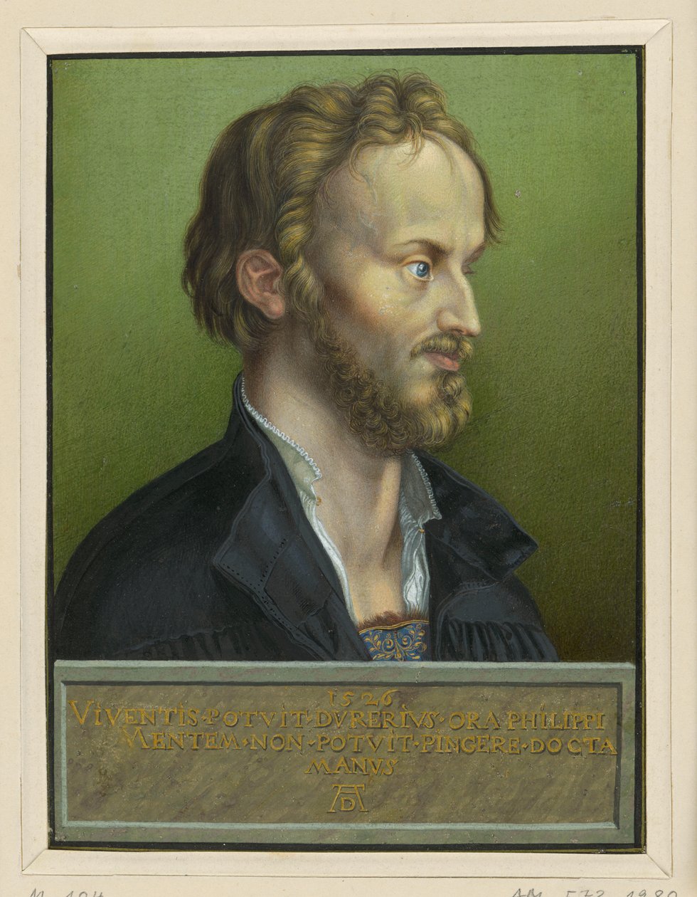 Portrait of Philipp Melanchthon by Albrecht Dürer