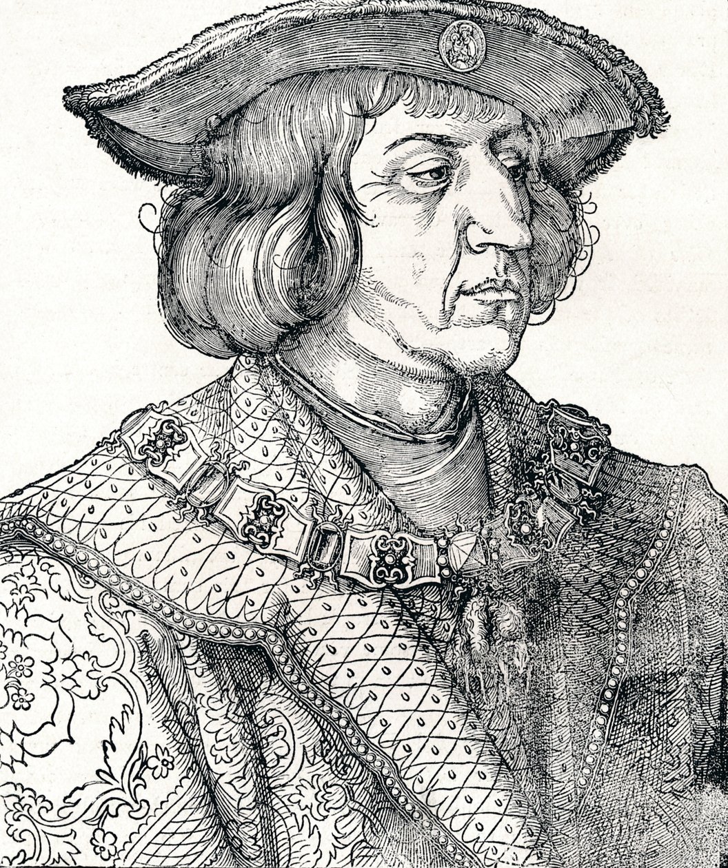 Portrait of Emperor Maximilian I by Albrecht Dürer