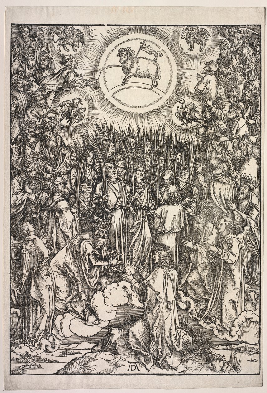 Revelation of St. John: The Adoration of the Lamb by Albrecht Dürer