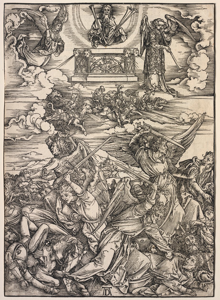 Revelation of St. John: The Four Destroying Angels, 1511 by Albrecht Dürer
