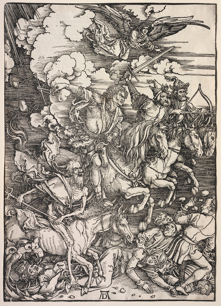 Revelation of St. John: The Four Horsemen, 1511 by Albrecht Dürer