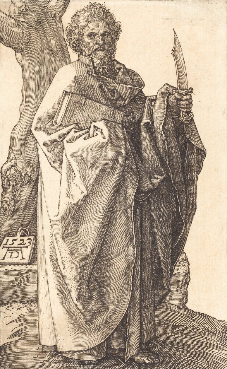 Saint Bartholomew, 1523 by Albrecht Dürer