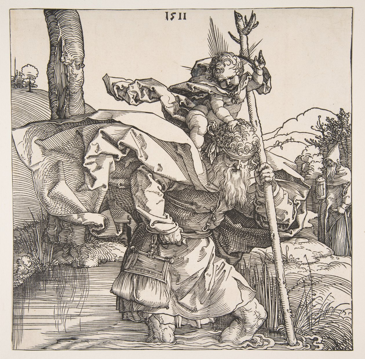 Saint Christopher by Albrecht Dürer