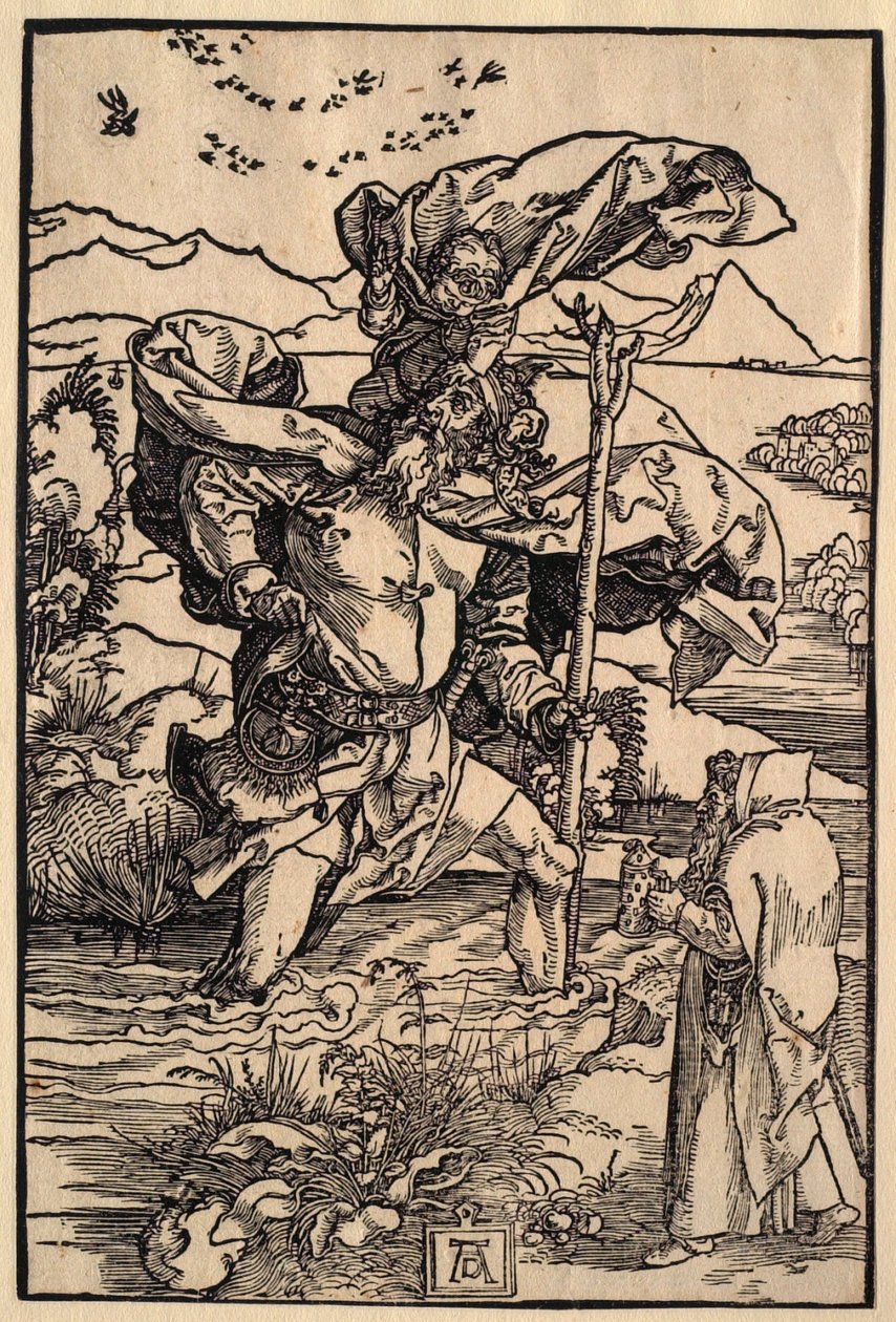 Saint Christopher with the Flight of Birds by Albrecht Dürer