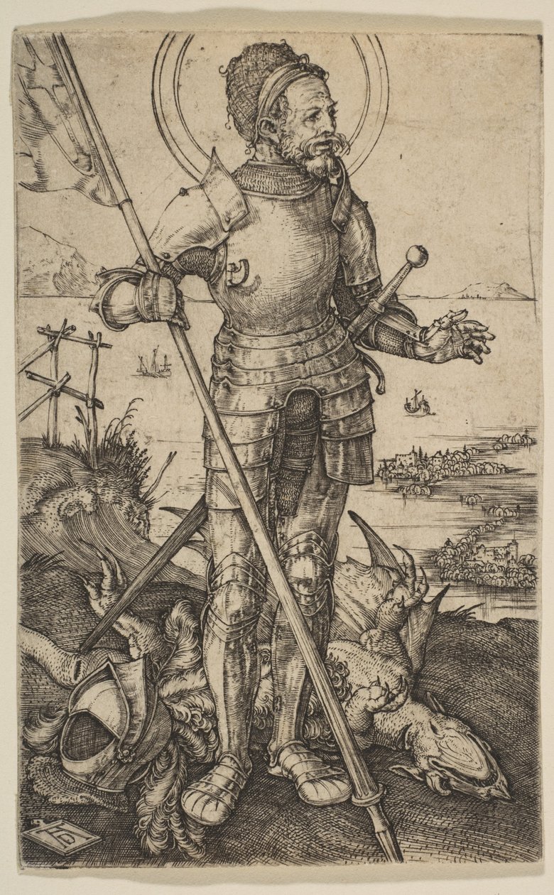 Saint George Standing by Albrecht Dürer