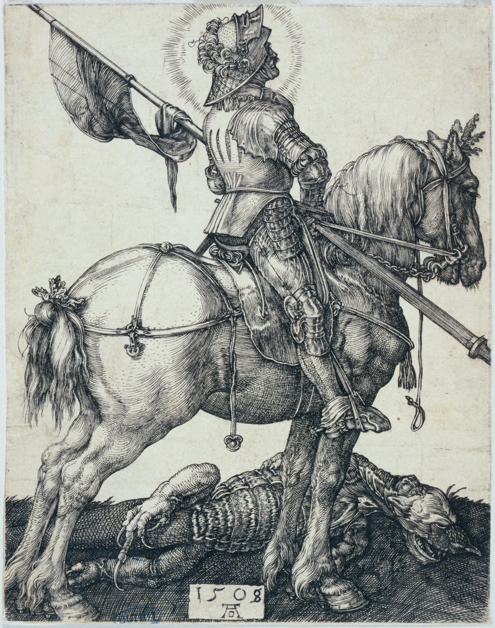Saint George on Horseback (Bartsch 54) by Albrecht Dürer