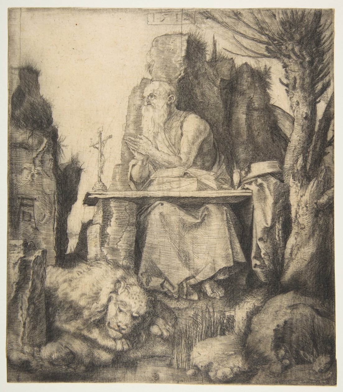 Saint Jerome by the Pollard Willow by Albrecht Dürer