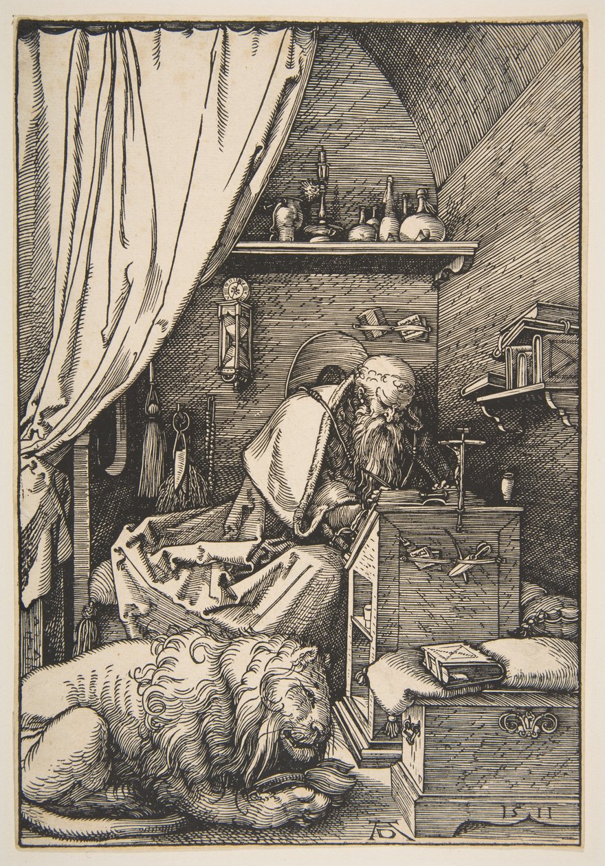 Saint Jerome in His Study by Albrecht Dürer