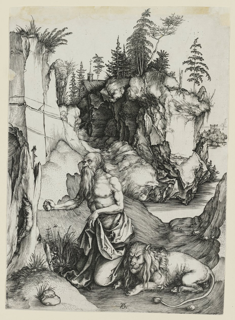 Saint Jerome in Penitence by Albrecht Dürer