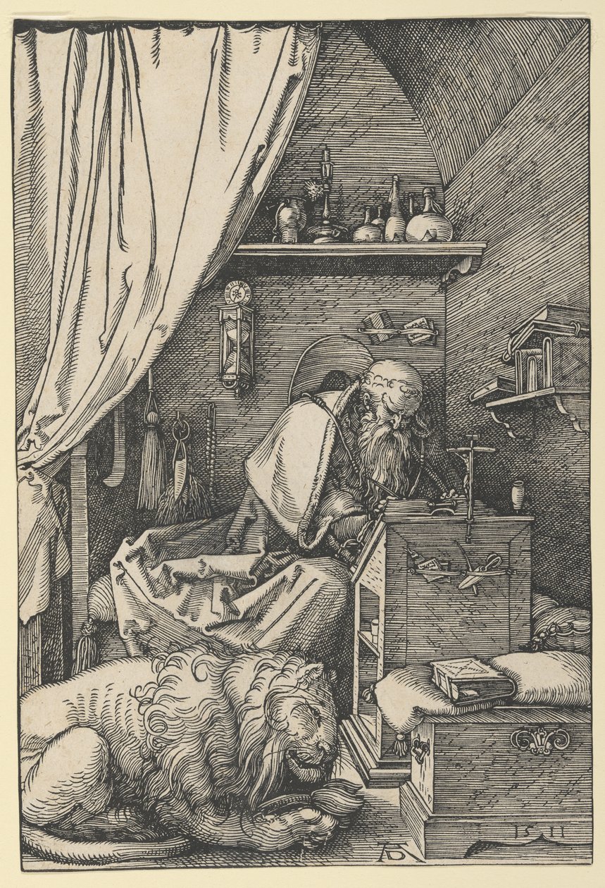 Saint Jerome in his Cell by Albrecht Dürer