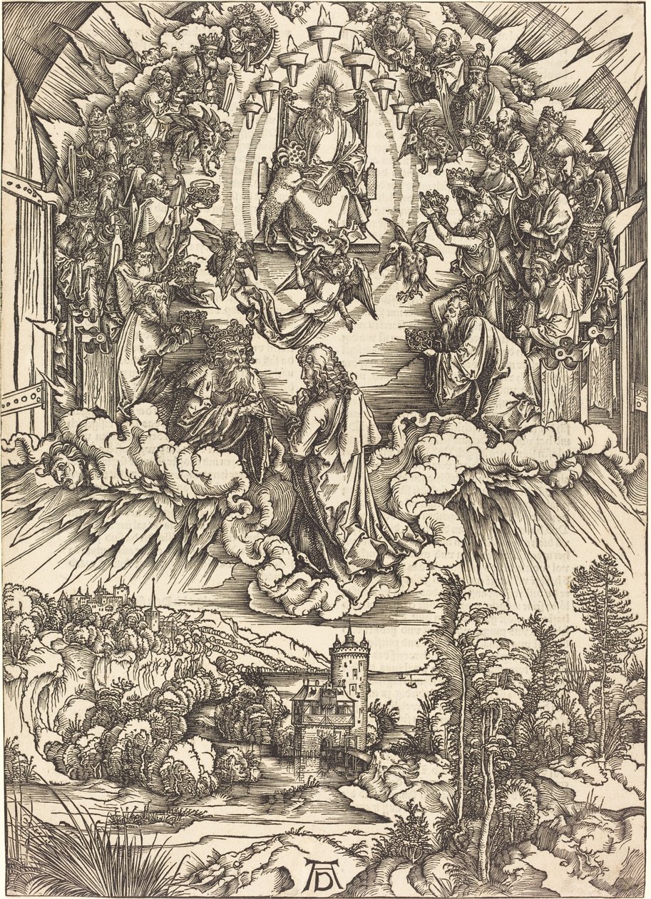 Saint John before God and the Elders by Albrecht Dürer