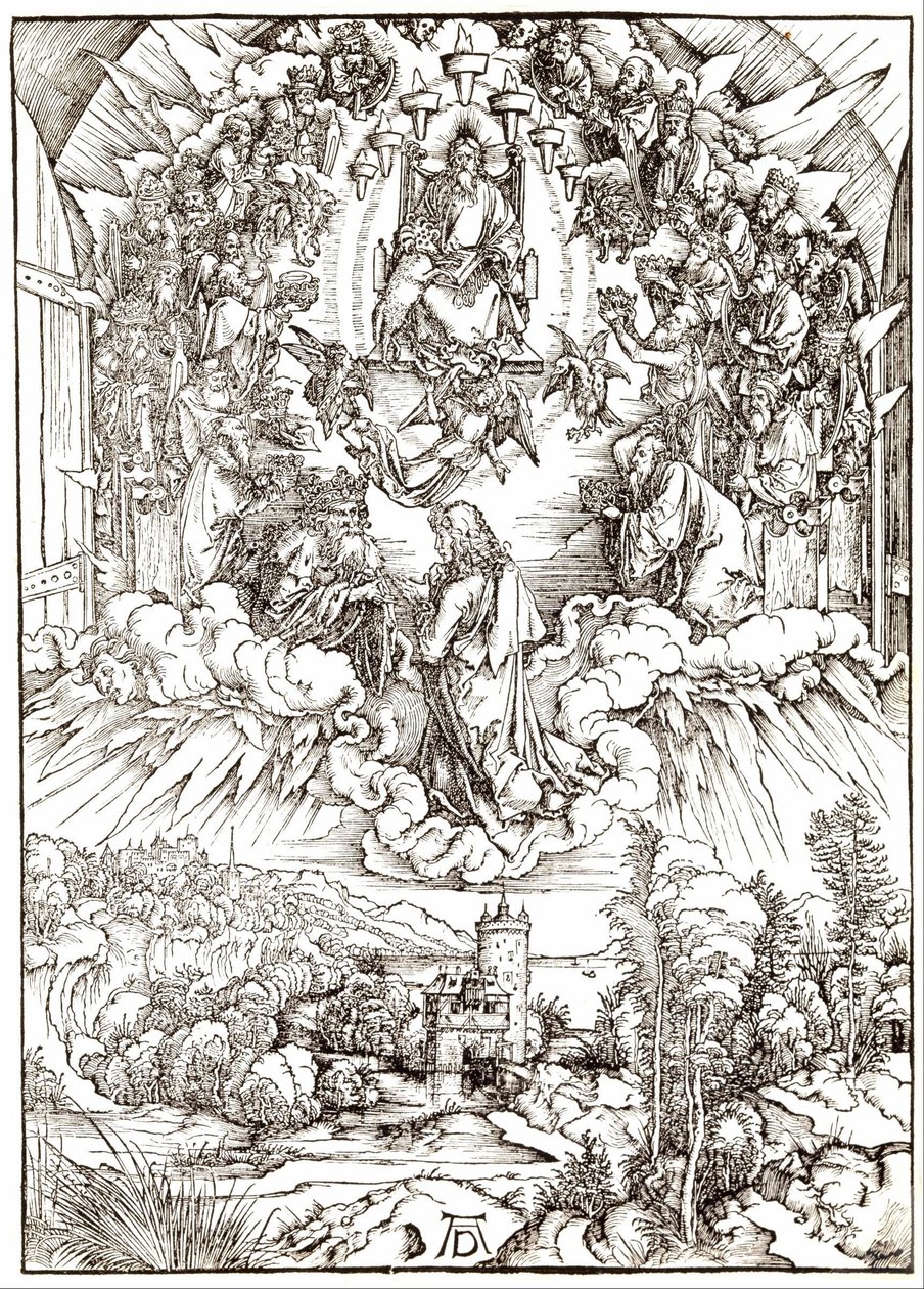 Saint John before God and the Elders by Albrecht Dürer