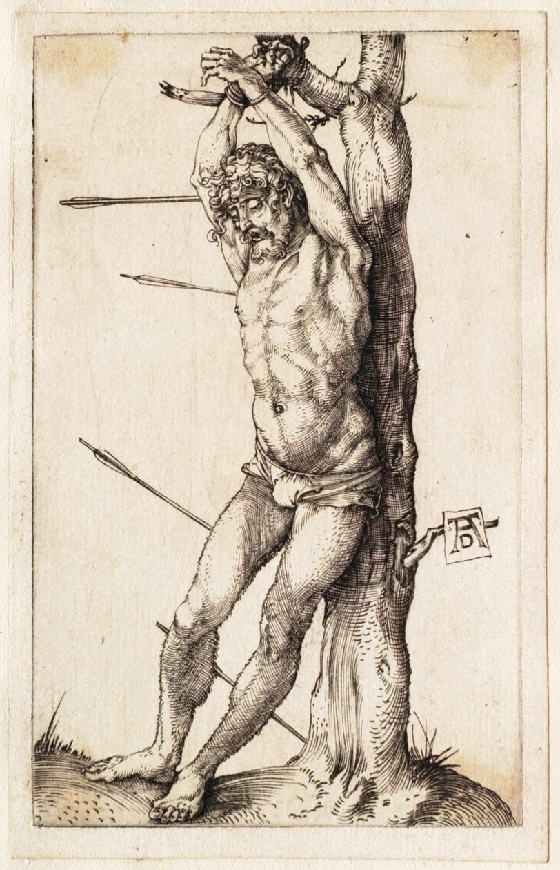Saint Sebastian Bound to the Tree by Albrecht Dürer
